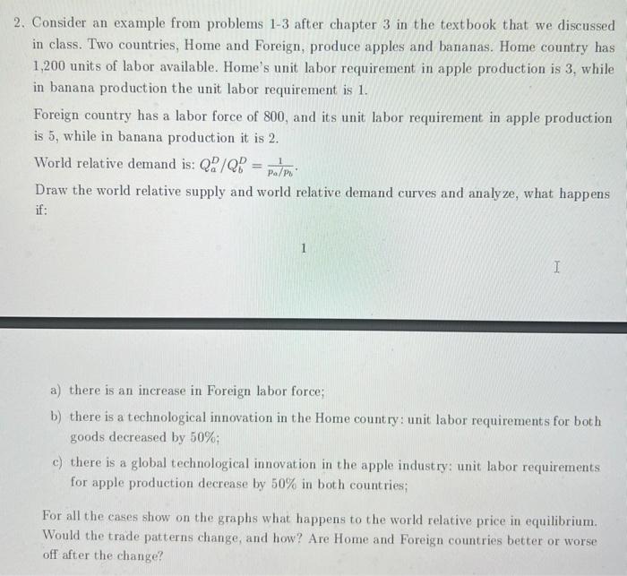 Solved 2. Consider an example from problems 1−3 after | Chegg.com