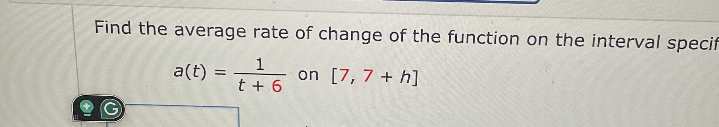 Solved Find the average rate of change of the function on | Chegg.com