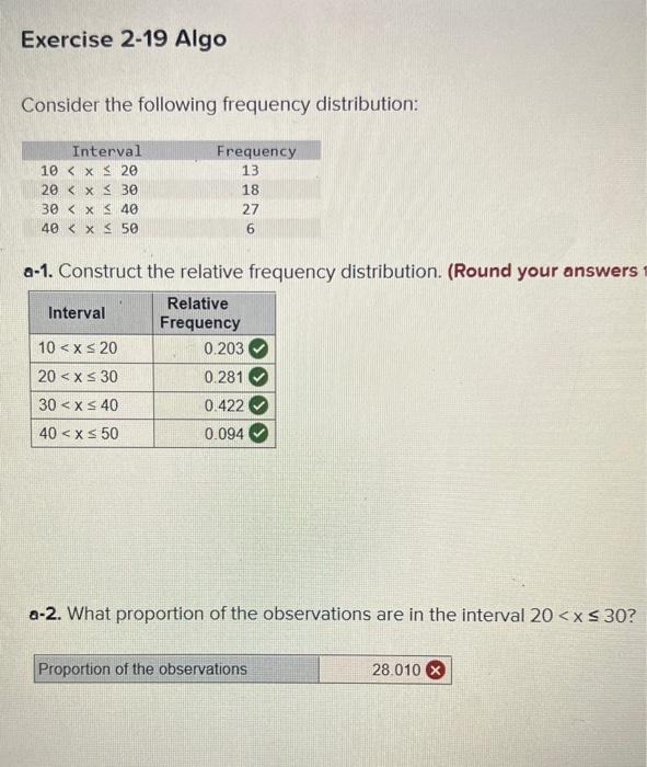 Solved For Exercice 2-19 I Just Will Like To Know How To Do | Chegg.com