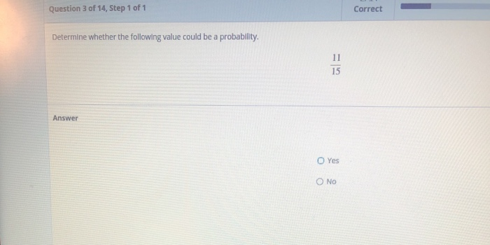 Solved Question 3 of 14, Step 1 of 1 Correct Determine | Chegg.com