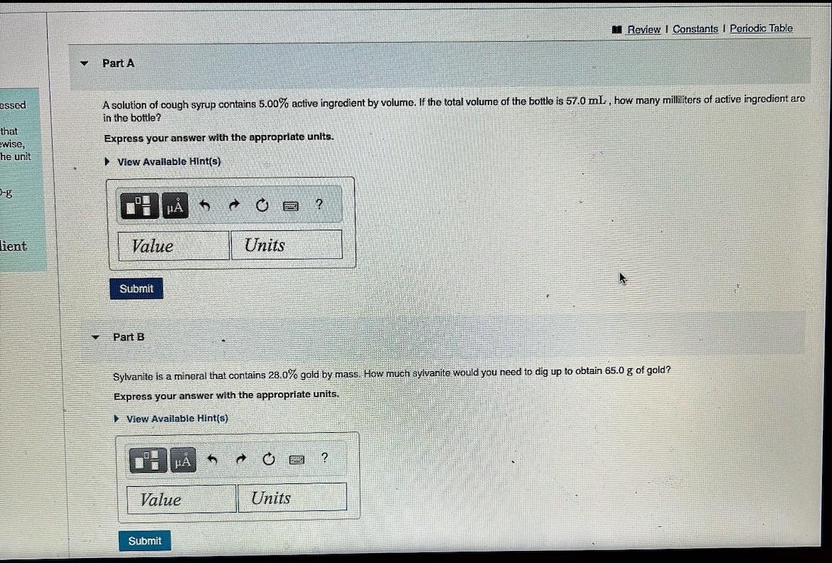 Solved please help with part A and B | Chegg.com