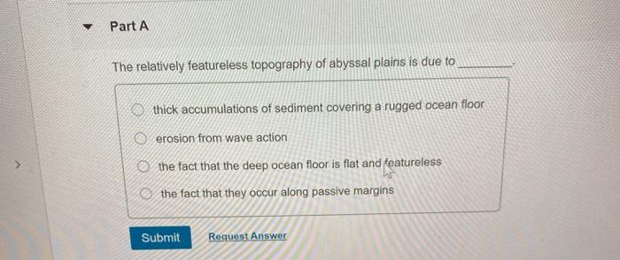 Solved Part A The relatively featureless topography of | Chegg.com