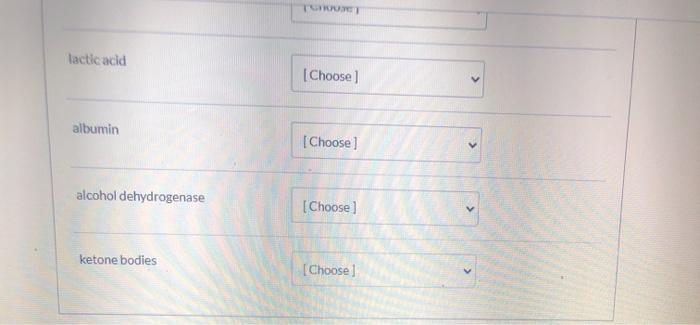 Solved Question 17 4 pts Match the following substances with | Chegg.com