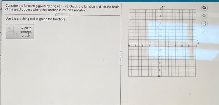 Solved 10 o o 18 Consider the function g given by g(x) = | Chegg.com
