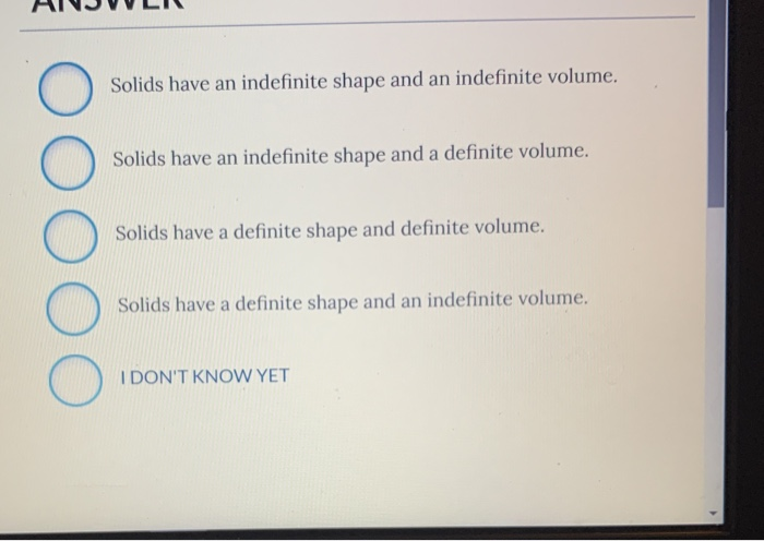 solved-solids-have-an-indefinite-shape-and-an-indefinite-chegg