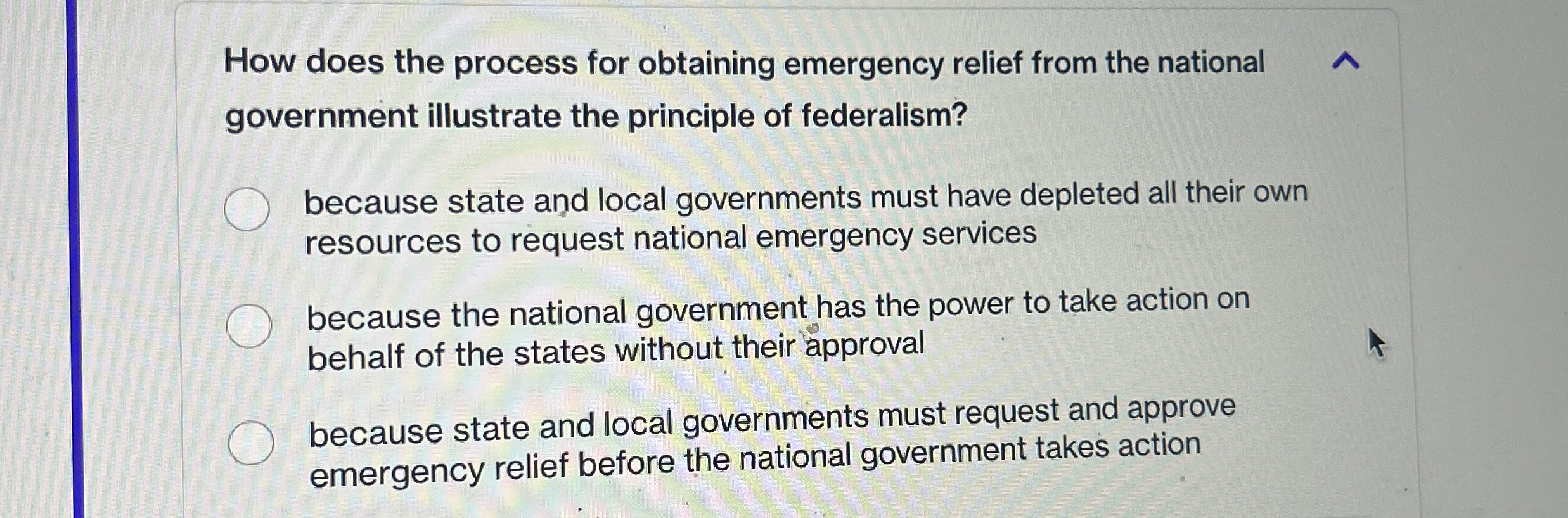 Solved How does the process for obtaining emergency relief