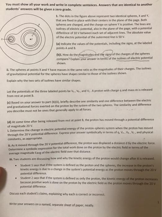 Solved Answer Question 1 C You May Solve Them All If You Chegg Com