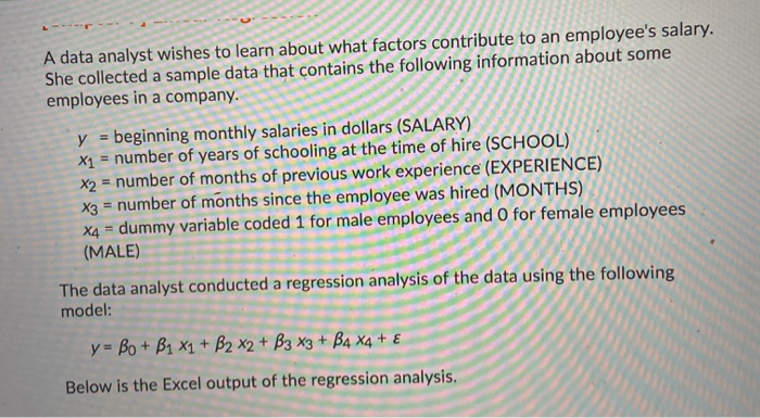 Solved For the sample data, the percentage of variation in | Chegg.com