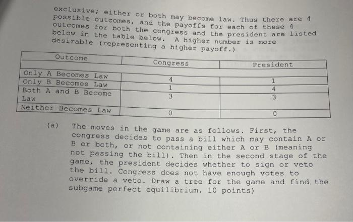 Solved 8. There Are Two Distinct Proposals, A And B, Being | Chegg.com