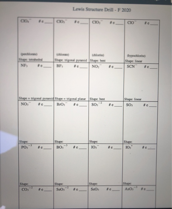 structure lewis pour chf2cl