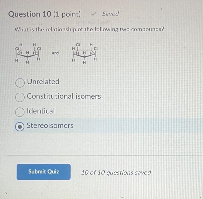 Solved Question 10 1 Point Saved What Is The