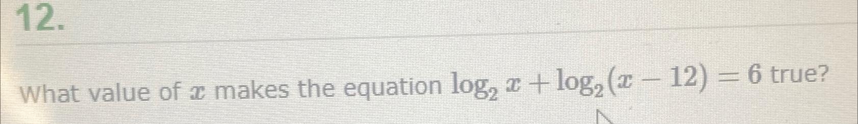 value of e to the power 2 log x