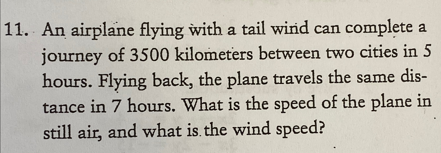 Solved Systems of equations and inqualites An airplane | Chegg.com