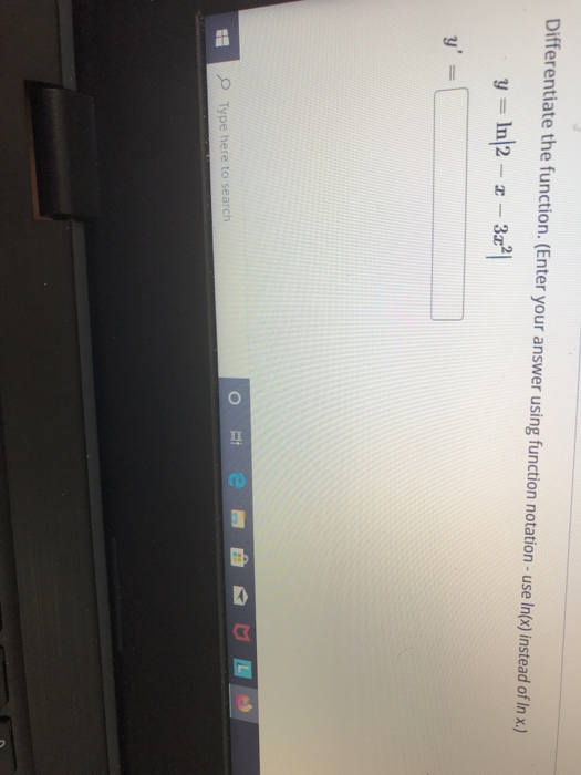 Solved Differentiate The Function Enter Your Answer Using