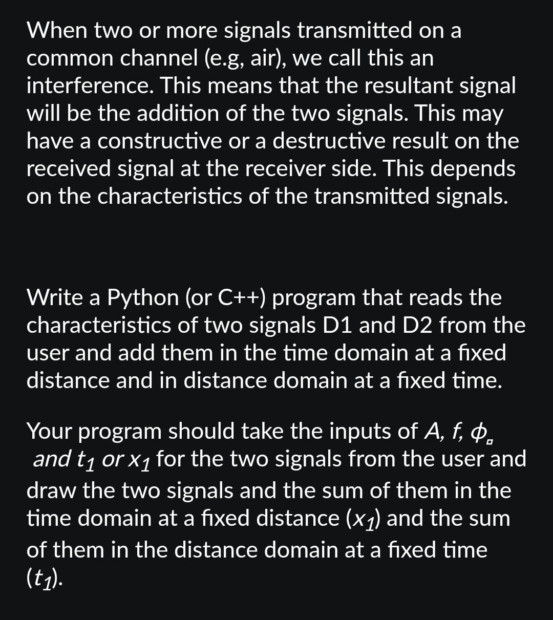 Solved write a python program with given information and | Chegg.com