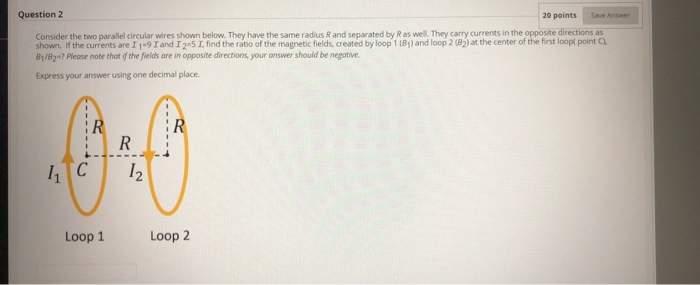 Solved Question 2 20 points Save Answer Consider the two | Chegg.com