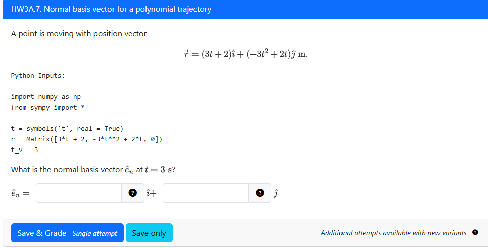 HW3A.7. Normal basis vector for a polynomial | Chegg.com