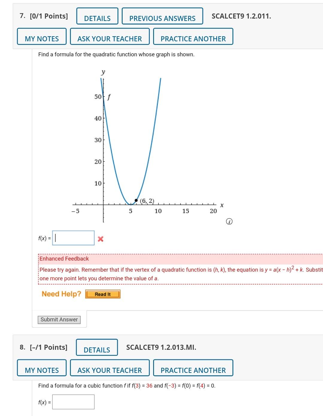 Solved 12. [0/5 Points] DETAILS PREVIOUS ANSWERS SCALCET9 | Chegg.com