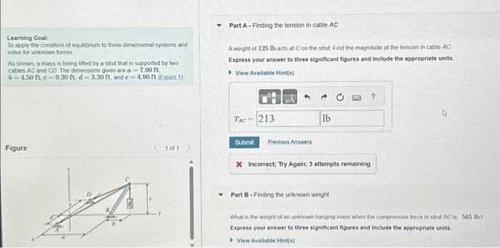 Solved Learning Goal: To apply the condition of equilibrium | Chegg.com