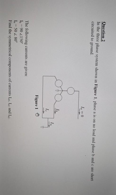 Solved Question 2 In the three phase system shown in Figure | Chegg.com
