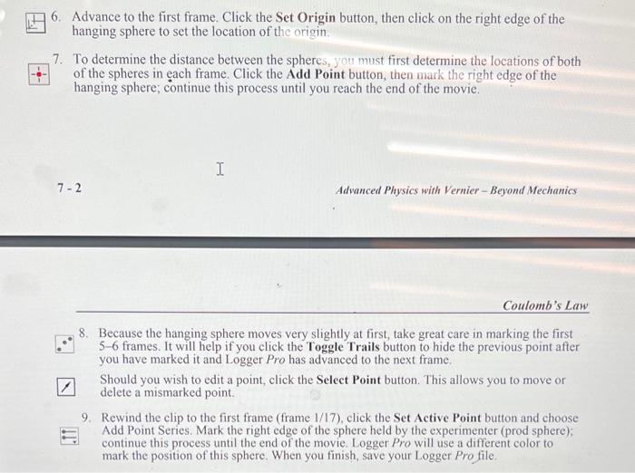 1. Start Logger Pro. Choose Movie from the Insert | Chegg.com