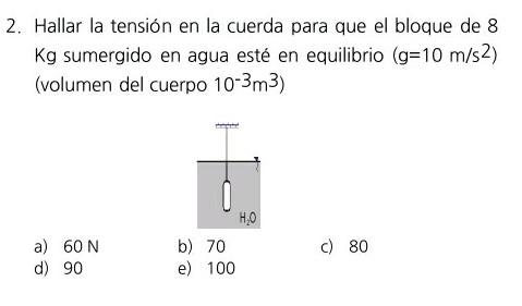 2 Hallar La Tension En La Cuerda Para Que El Bloq Chegg Com