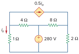 Solved: Calculate The Power Dissipated In Each Resistor In The ...