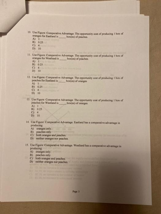 10. Use Figure: Comparative Advantage. The | Chegg.com