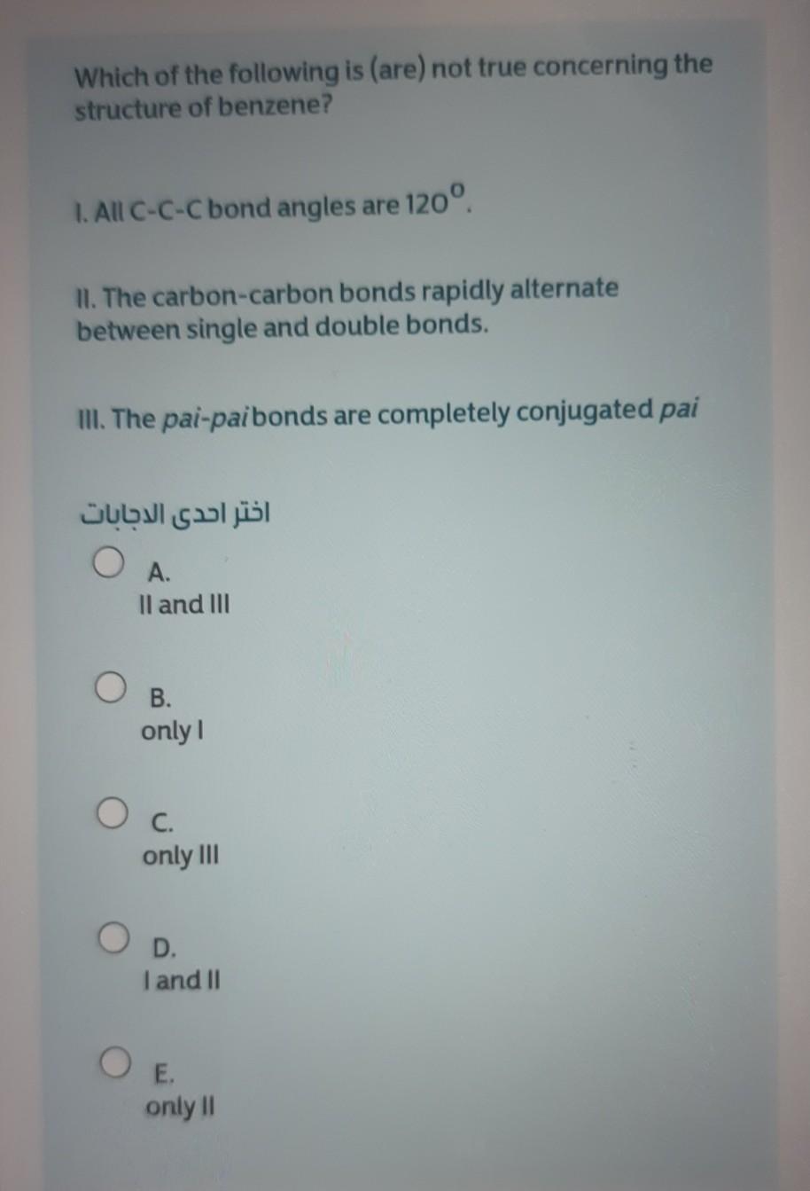 Solved Which of the following is (are) not true concerning