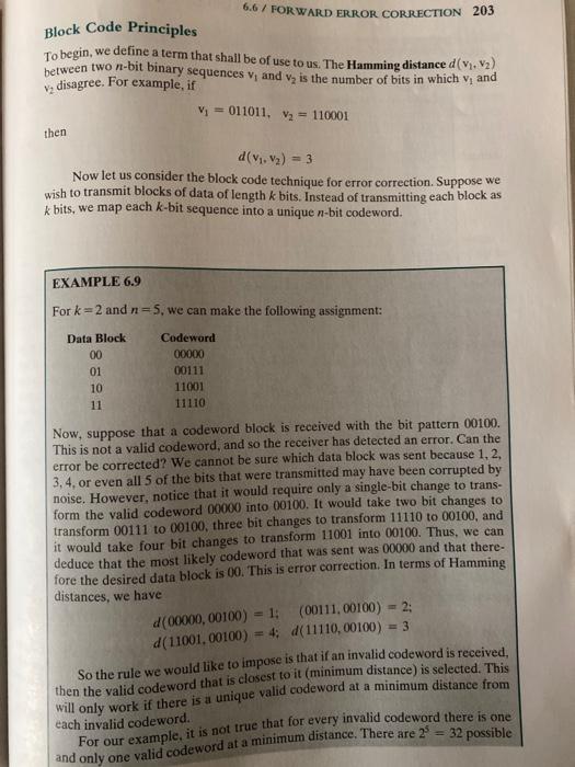 Solved PROBLEM 3 (5 points) Refer to Example 6.9 in vour | Chegg.com