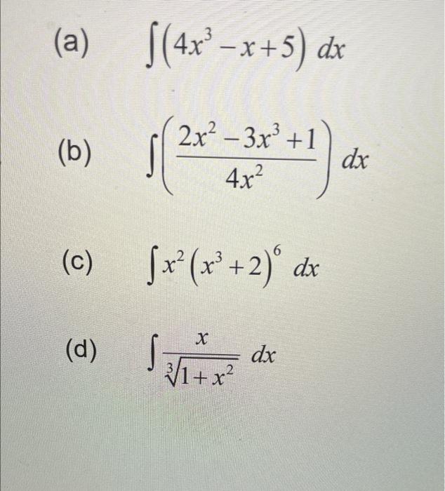 Solved hello there i need help understanding integration | Chegg.com