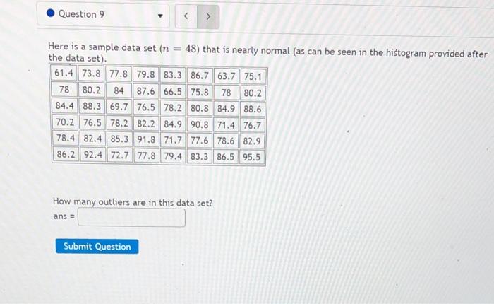 Solved Question 5 Find the first and third quartile for | Chegg.com