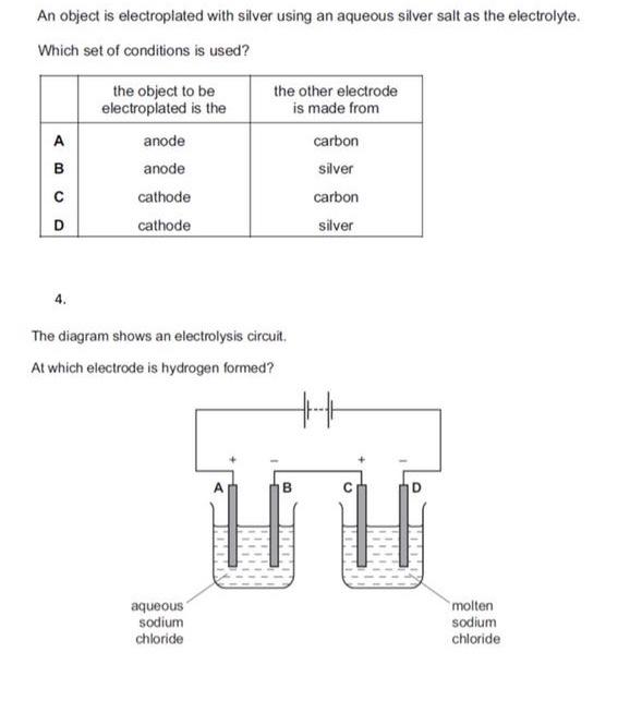 Solved An object is electroplated with silver using an