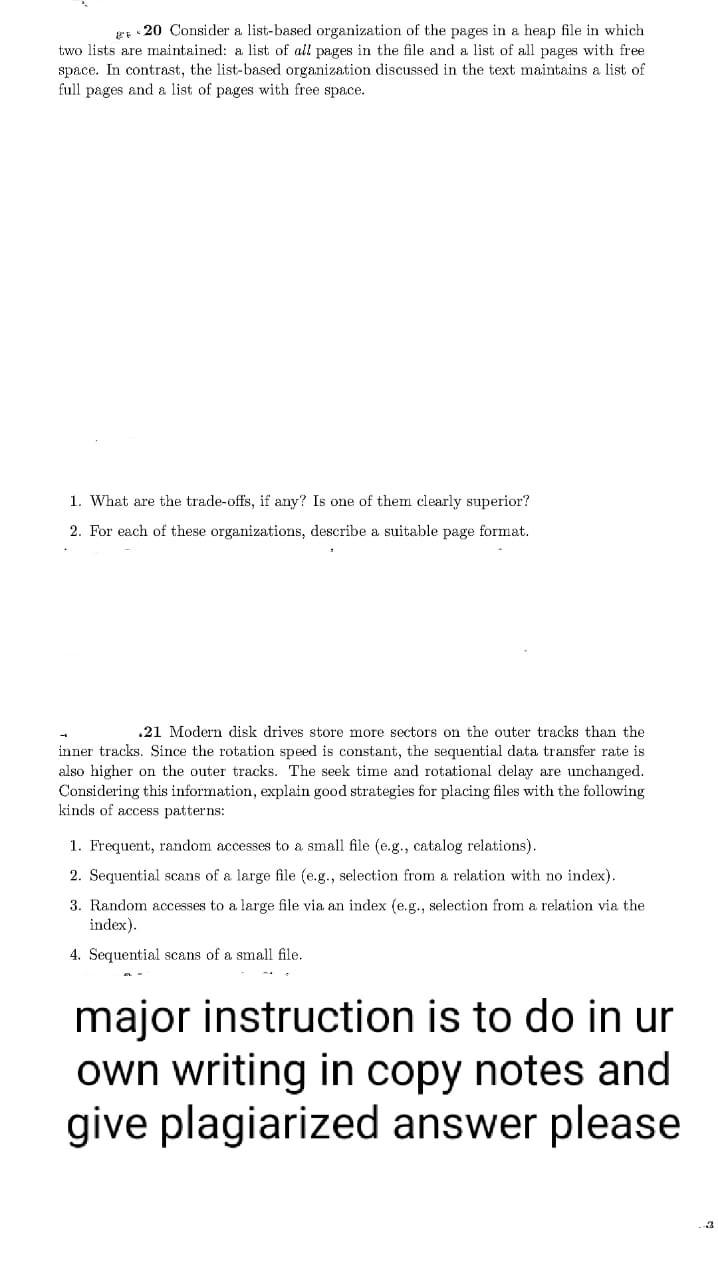 Solved Please do not copy from chegg, those answers are all | Chegg.com