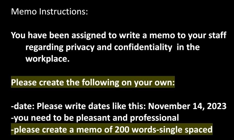 Memo Instructions: You have been assigned to write a Chegg com Memo Instructions: You have been assigned to write a Chegg com