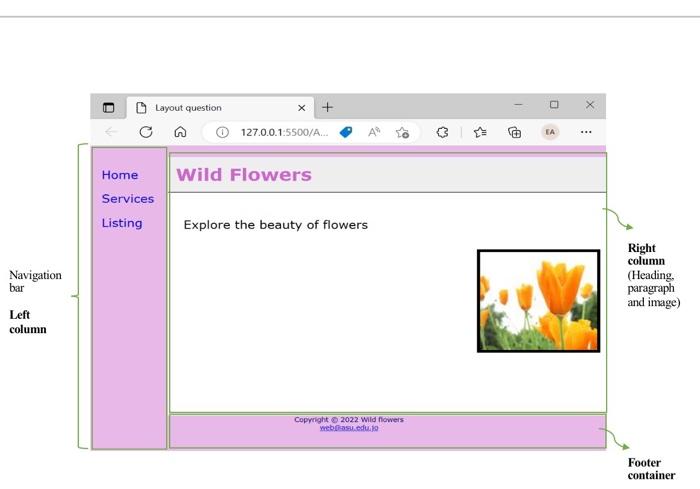 Solved Explore the beauty of flowers | Chegg.com