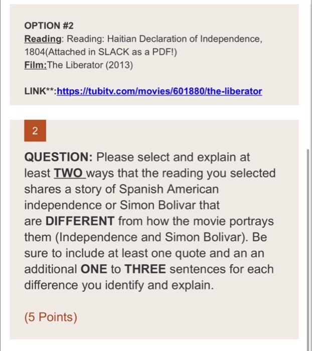 the haitian declaration of independence answer key