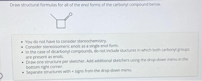 Solved Draw structural formulas for the two compounds you | Chegg.com