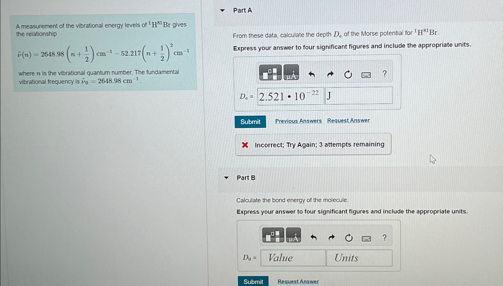Solved NEED HELP FOR PART A and PART B PLEASE!! | Chegg.com