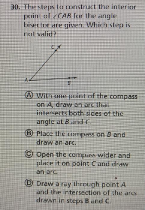 Construct an Angle Bisector with a Compass: Steps, Examples