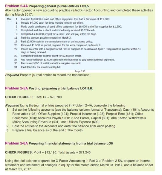 Solved 11 Problem 2-4A Preparing general journal entries | Chegg.com