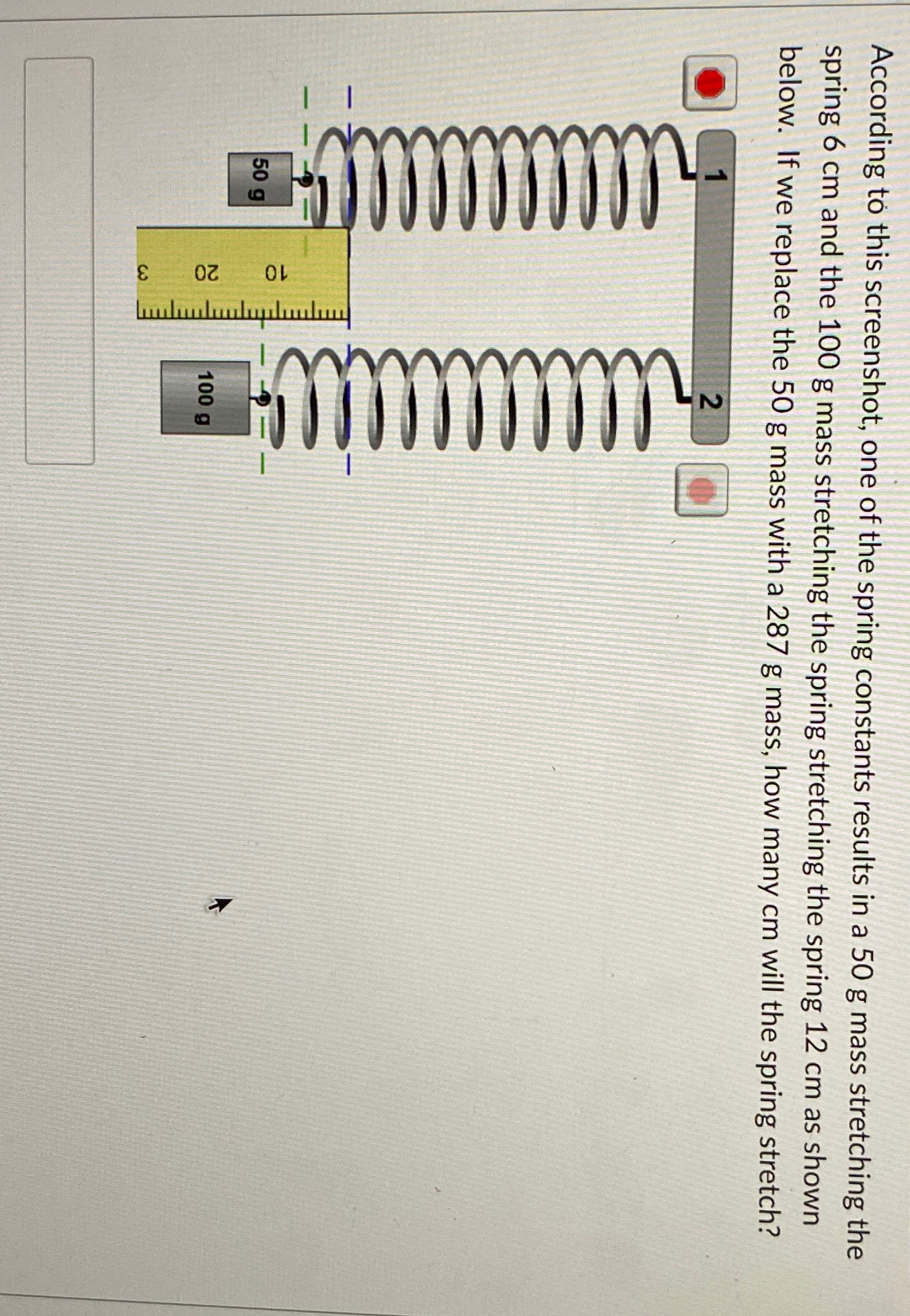 Solved According to this screenshot, one of the spring | Chegg.com