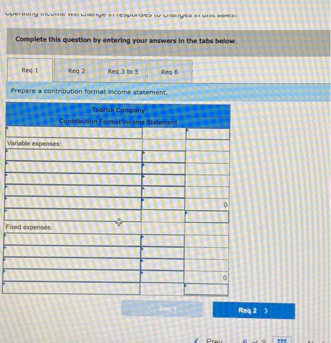 Solved Problem 1-19 Traditional and Contribution Format | Chegg.com