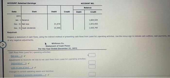 ACCOUNT Retained Earnings
Date
Item
Debit
Credit
ACCOUNT NO.
Balance
Debit
Credit
2012
Jan. 1 Balance
1,664,520
1,643,450
Dec