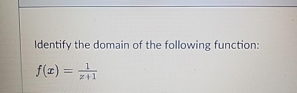 identify the domain of the function ƒ x