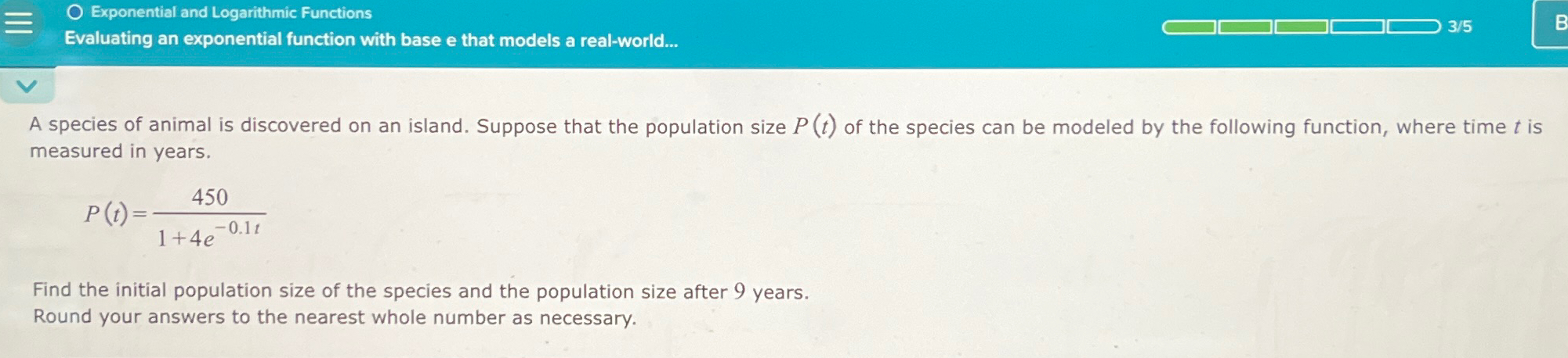 Solved Exponential and Logarithmic FunctionsEvaluating an | Chegg.com