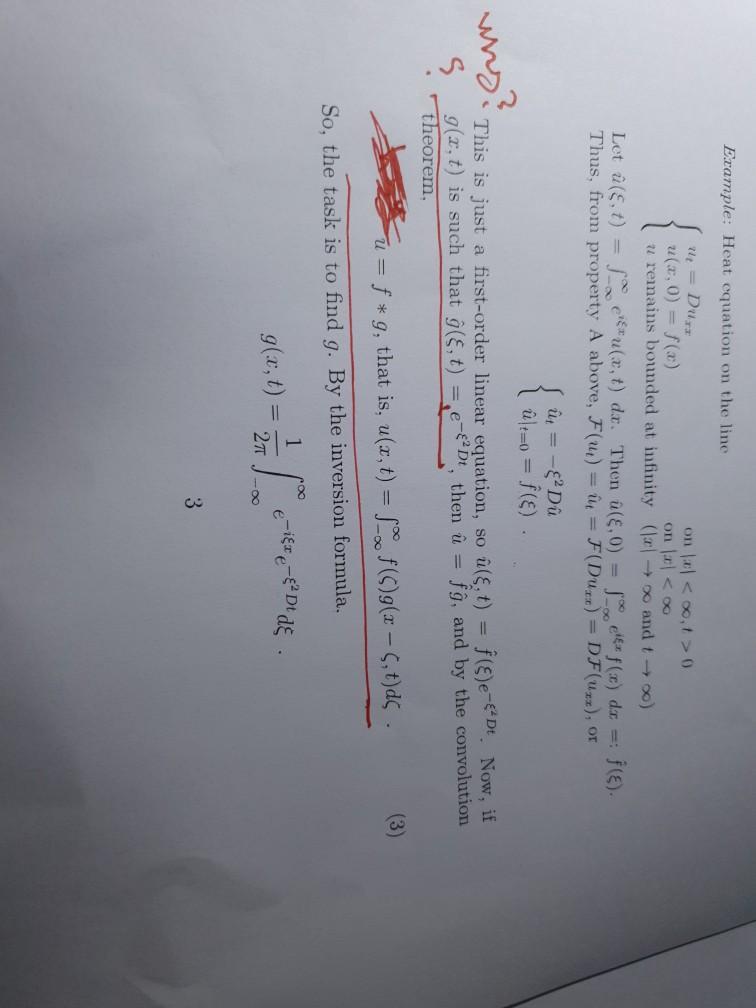 Example Heat Equation On The Line 4 Du On 0 1 Chegg Com