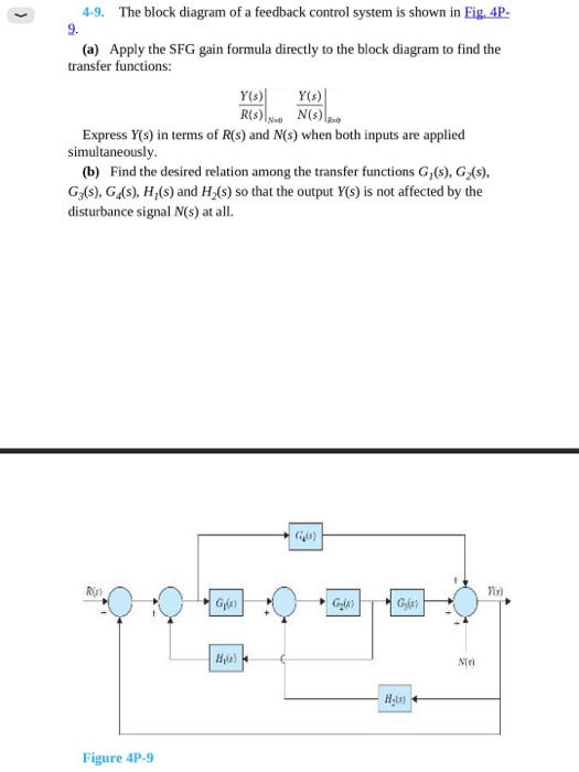 Sfg Feedback Block Diagram And Transfer Function Solved The