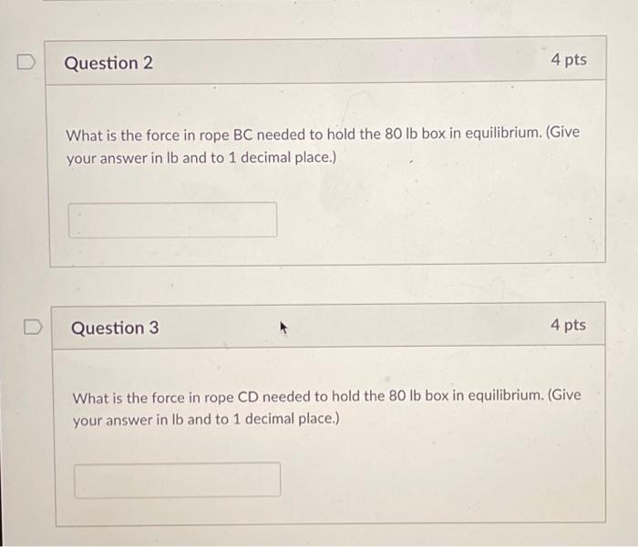 Solved We are wanting to determine the tension in each of | Chegg.com