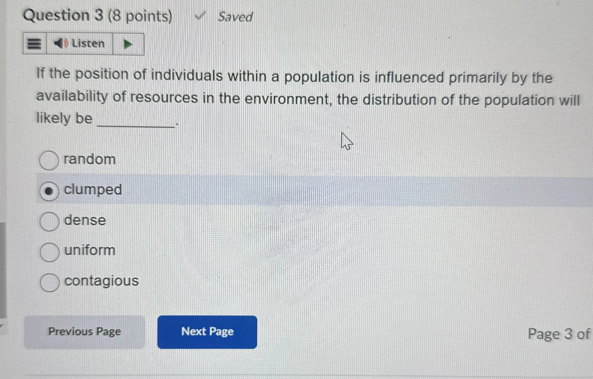 Solved Question 3 (8 ﻿points)SavedListenIf the position of | Chegg.com